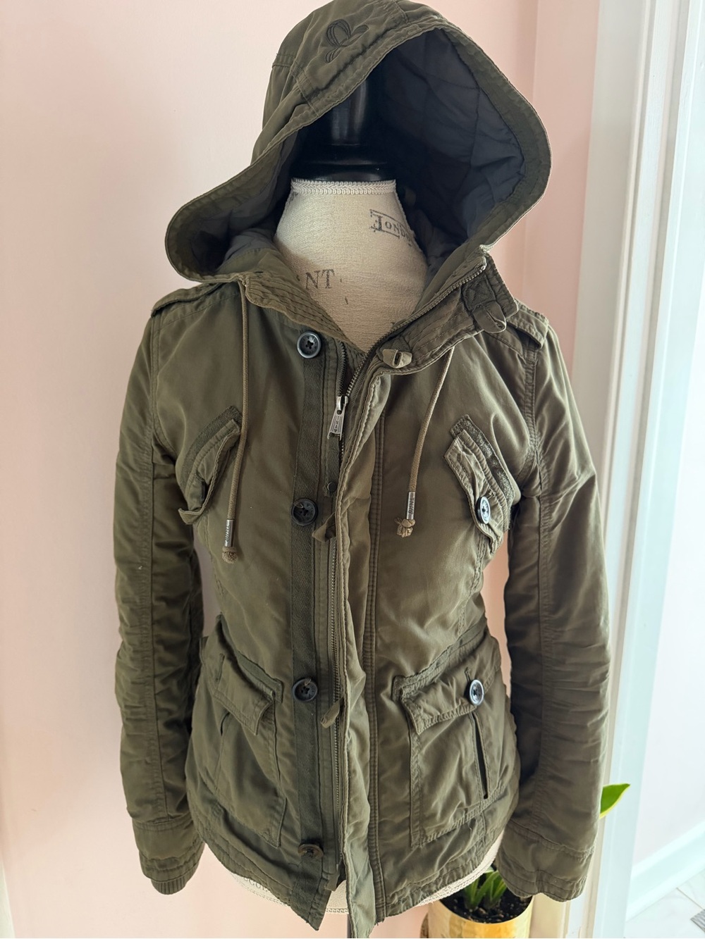 Aritzia TNA Hooded Coat